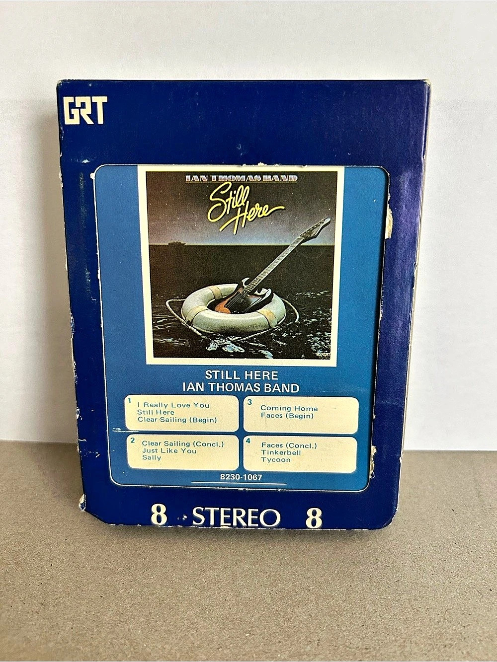 GRT Still Here 8-Track Tape Cartridge Blue